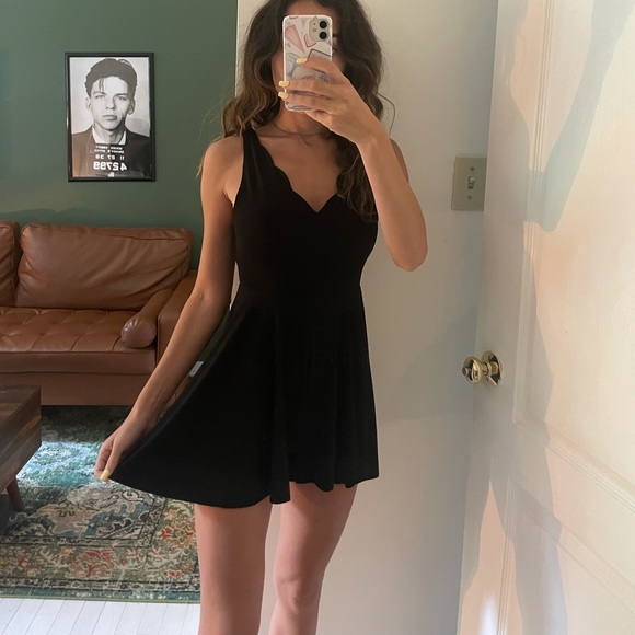 Urban Outfitters Pants - Urban Outfitters Scallop Neckline Romper | xs